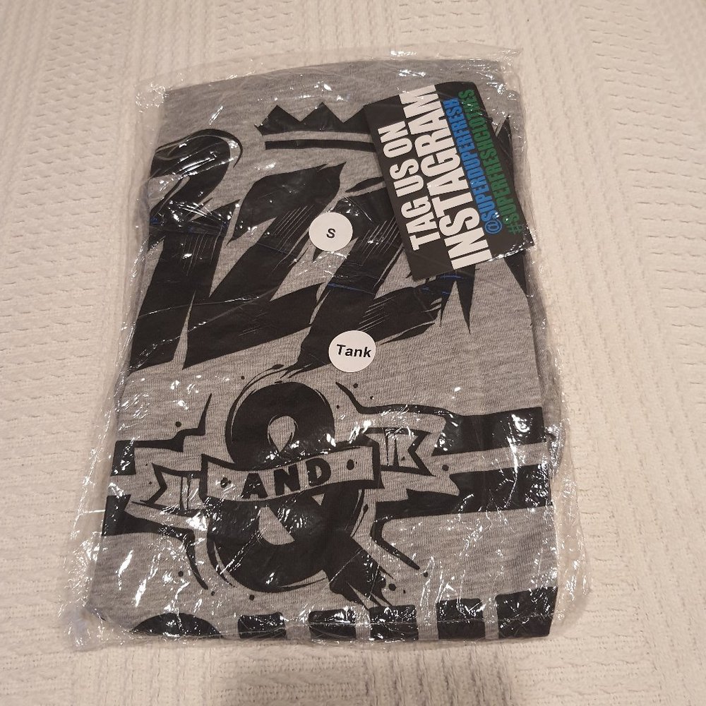 SuperFresh Pizza & Push Ups Tank Top NWT